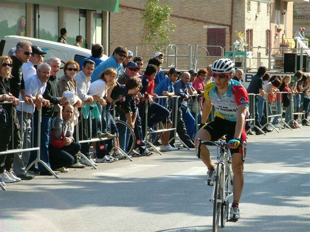 Monte San Giusto - cat Juniores - secondo arrivato Barbin Enrico (Team Giorgi)