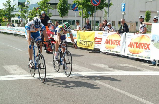 Giro delle Colline Faentine - vittoria di Ravaioli Eric (Faentina) su Marzoli Christian (Ceretolese)