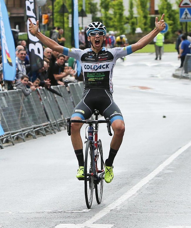 Matteo Sobrero vince per distacco la seconda tappa della Vuelta al Bidasoa
