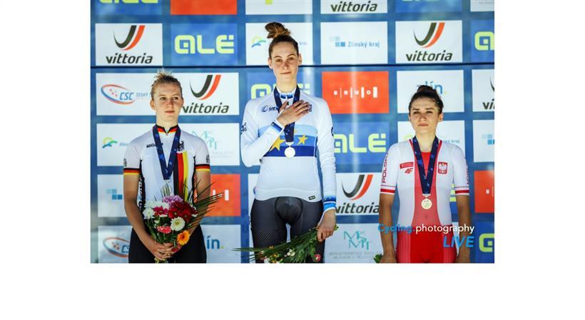 Vittoria Guazzini oro della crono jrs