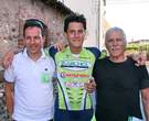 Guarnieri con il presidente e il DS