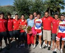 Il vincitore con la squadra