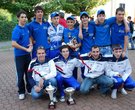 la squadra della Rostese festeggia la vittoria