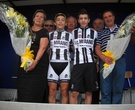 I vincitori Boaga e Marchiori con i genitori di Lorenzo Toffano 