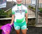 Lisa Gamba con la maglia di Campionessa Regionale 