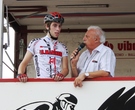 Il vincitore sul palco