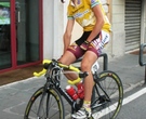 La maglia Oro Colin Walczak si prepara alla partenza