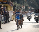 L'esultanza all'arrivo ( foto Giacomo Vezzani)