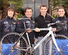 Filippo Belloni consegna la nuova bici