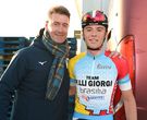 Il vincitore con il ct Salvoldi