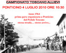 volantino gara campionato toscano ponticino