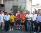 I primi tre alla premiazione 