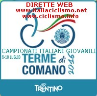 9/10 LUGLIO - CAMPIONATI ITALIANI GIOVANILI STRADA 2016